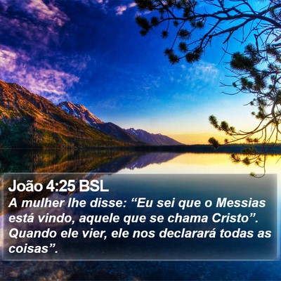 João 4:25 BSL Bible Verse Image