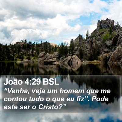 João 4:29 BSL Bible Verse Image