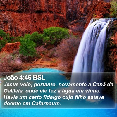 João 4:46 BSL Bible Verse Image