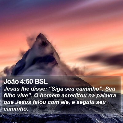 João 4:50 BSL Bible Verse Image