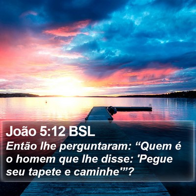João 5:12 BSL Bible Verse Image