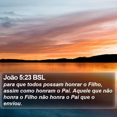 João 5:23 BSL Bible Verse Image