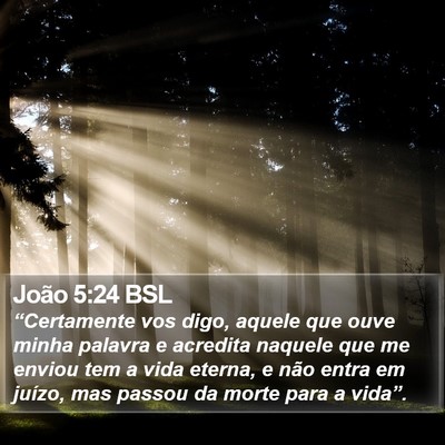 João 5:24 BSL Bible Verse Image