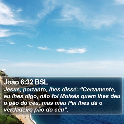 João 6:32 BSL Bible Verse Image