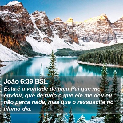 João 6:39 BSL Bible Verse Image