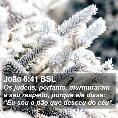 João 6:41 BSL Bible Verse Image