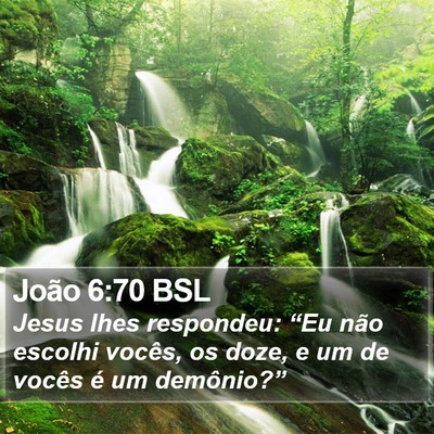 João 6:70 BSL Bible Verse Image