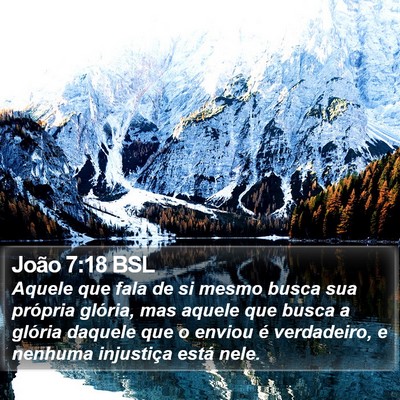 João 7:18 BSL Bible Verse Image