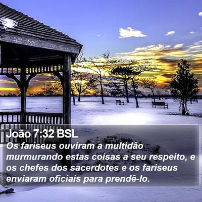 João 7:32 BSL Bible Verse Image