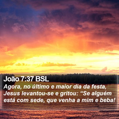 João 7:37 BSL Bible Verse Image
