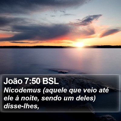 João 7:50 BSL Bible Verse Image
