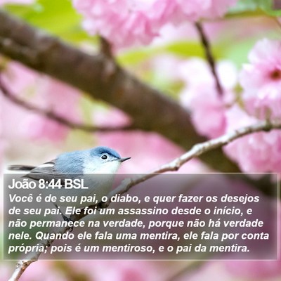 João 8:44 BSL Bible Verse Image