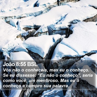 João 8:55 BSL Bible Verse Image