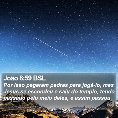 João 8:59 BSL Bible Verse Image
