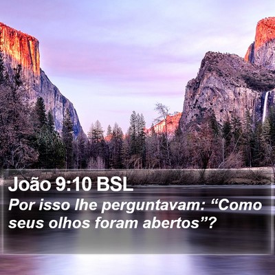 João 9:10 BSL Bible Verse Image
