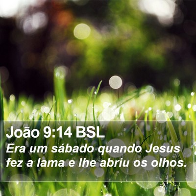 João 9:14 BSL Bible Verse Image