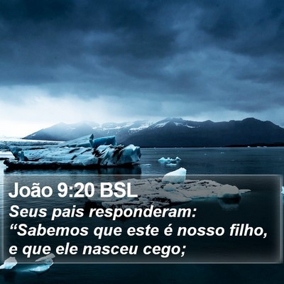 João 9:20 BSL Bible Verse Image