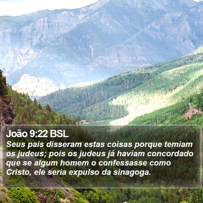 João 9:22 BSL Bible Verse Image