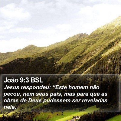 João 9:3 BSL Bible Verse Image