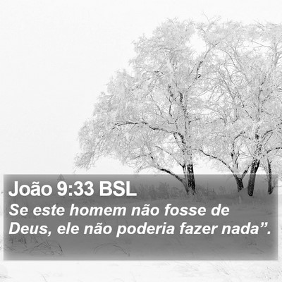 João 9:33 BSL Bible Verse Image
