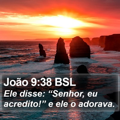 João 9:38 BSL Bible Verse Image