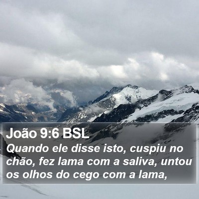 João 9:6 BSL Bible Verse Image