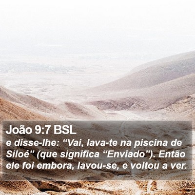 João 9:7 BSL Bible Verse Image