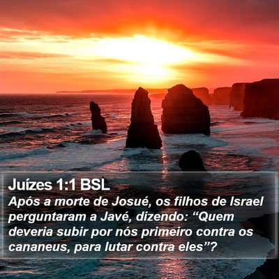 Juízes 1:1 BSL Bible Verse Image