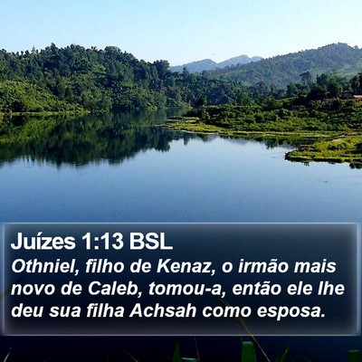 Juízes 1:13 BSL Bible Verse Image