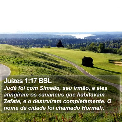 Juízes 1:17 BSL Bible Verse Image