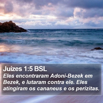 Juízes 1:5 BSL Bible Verse Image