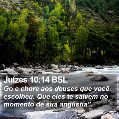 Juízes 10:14 BSL Bible Verse Image