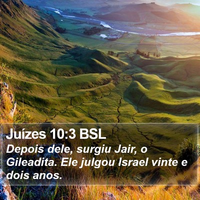 Juízes 10:3 BSL Bible Verse Image
