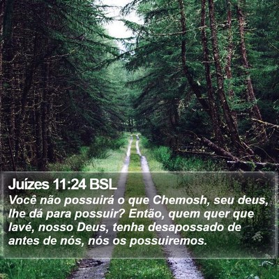 Juízes 11:24 BSL Bible Verse Image