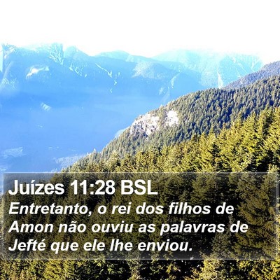 Juízes 11:28 BSL Bible Verse Image