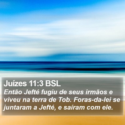 Juízes 11:3 BSL Bible Verse Image