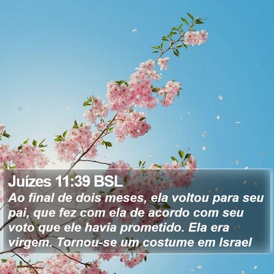 Juízes 11:39 BSL Bible Verse Image