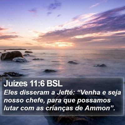 Juízes 11:6 BSL Bible Verse Image