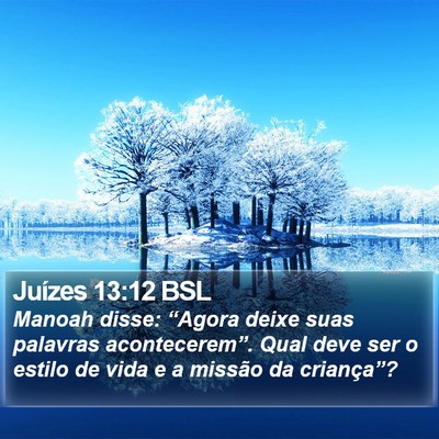 Juízes 13:12 BSL Bible Verse Image