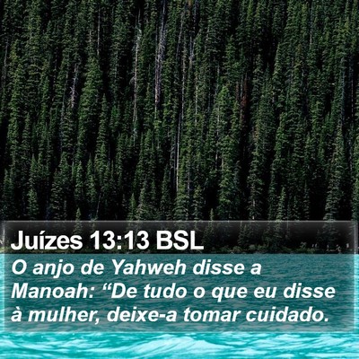Juízes 13:13 BSL Bible Verse Image