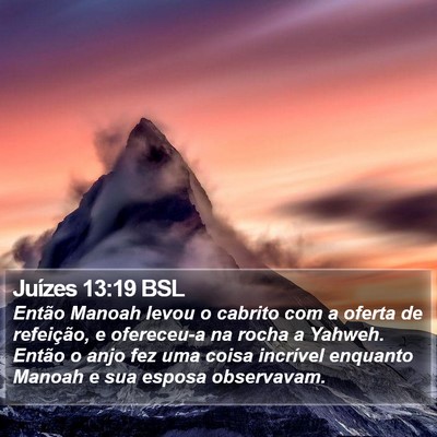 Juízes 13:19 BSL Bible Verse Image