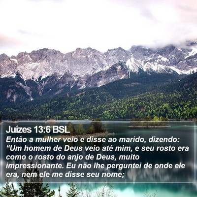 Juízes 13:6 BSL Bible Verse Image