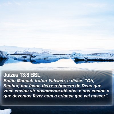 Juízes 13:8 BSL Bible Verse Image