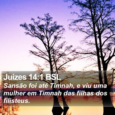 Juízes 14:1 BSL Bible Verse Image