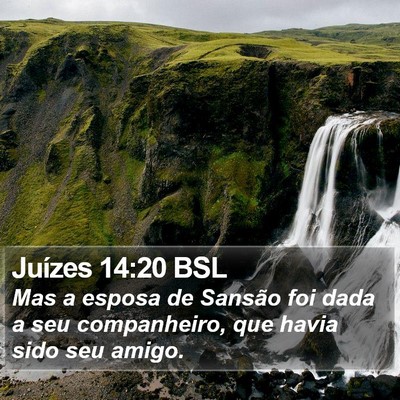 Juízes 14:20 BSL Bible Verse Image