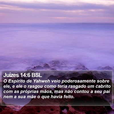 Juízes 14:6 BSL Bible Verse Image