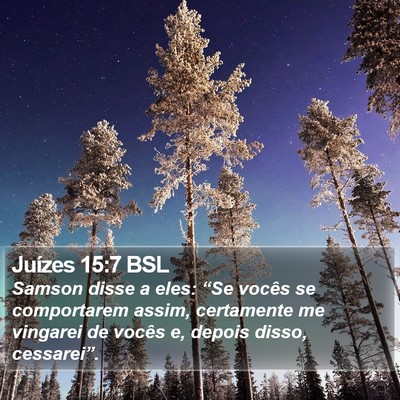 Juízes 15:7 BSL Bible Verse Image