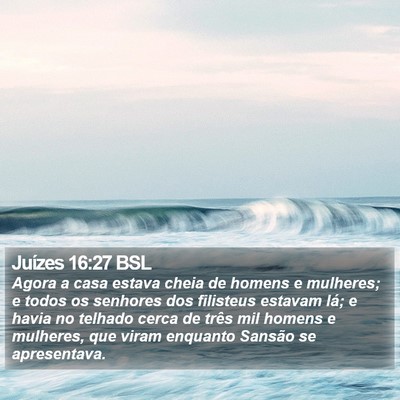 Juízes 16:27 BSL Bible Verse Image