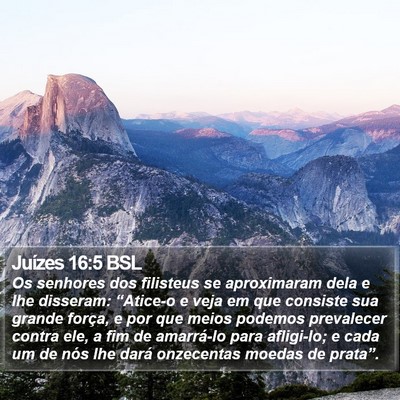 Juízes 16:5 BSL Bible Verse Image
