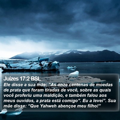 Juízes 17:2 BSL Bible Verse Image